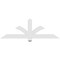 Ekena Millwork Redmond Architectural Grade PVC Gable Bracket, 60"W x 20"H x 2"D x 4"F, 8/12 Pitch GBP060X20X0204RED00 - alternate 5